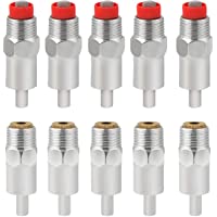 Coolty 10pcs Acero Inoxidable automático Cerdo pezón Bebedero Comedero Bebedero para Cerdos Bebiendo
